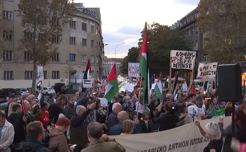 Protest u Zagrebu: ‘Hrvatska je uz Palestinu’