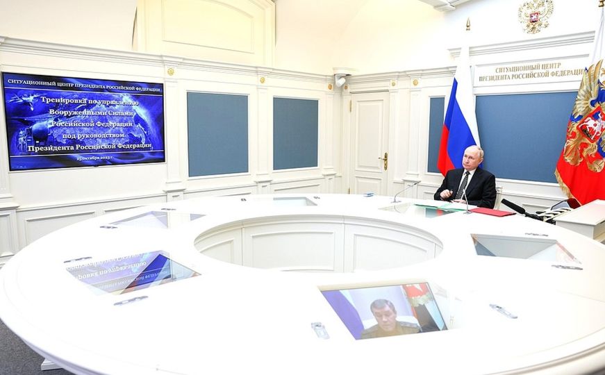 Ruski predsjednik Vladimir Putin nadgledao vježbu nuklearnih snaga