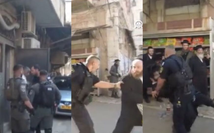 Pogledajte kako izraelska policija tuče Jevreje koji daju podršku Palestini