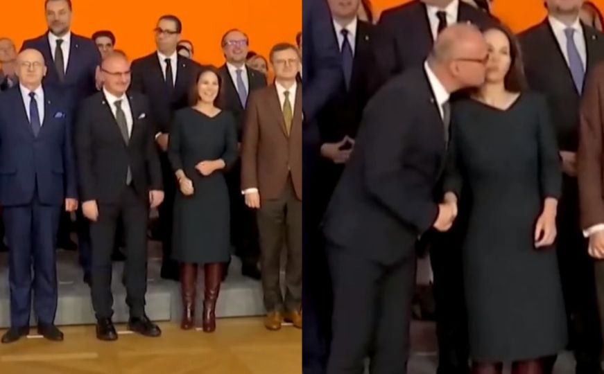 Hrvatski ministar Gordan Grlić Radman pokušao poljubiti njemačku ministricu, uslijedio je fijasko