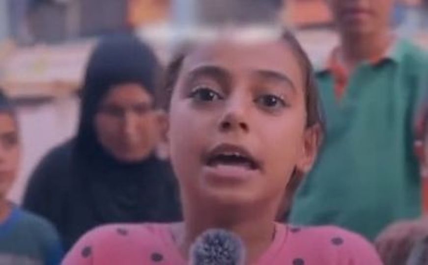 Potresan snimak djevojčice iz Gaze: "Zašto mi?! Zašto djeca Palestine?!"