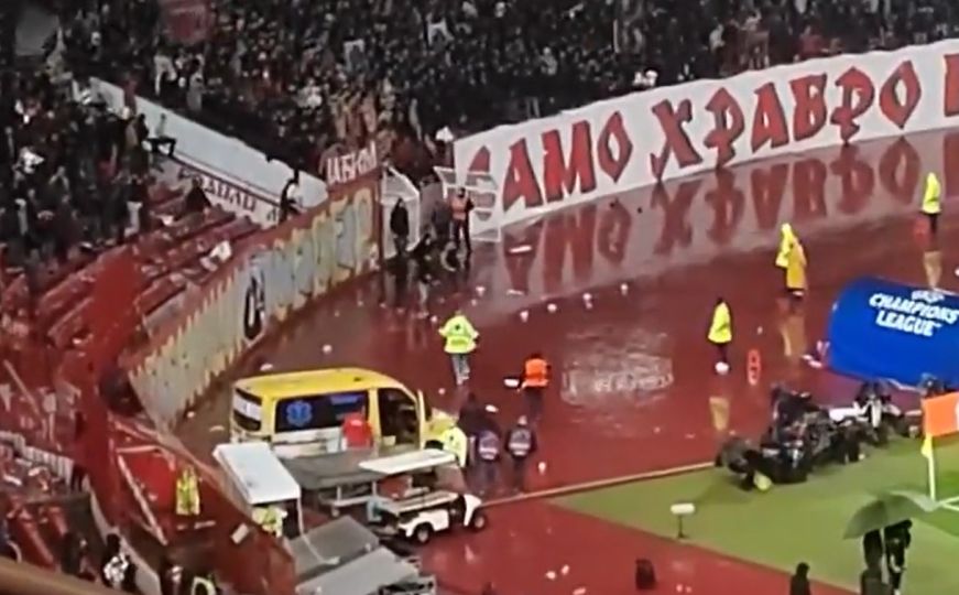 Užas na utakmici u Beogradu: Navijač pao s tribine i glavom udario od beton