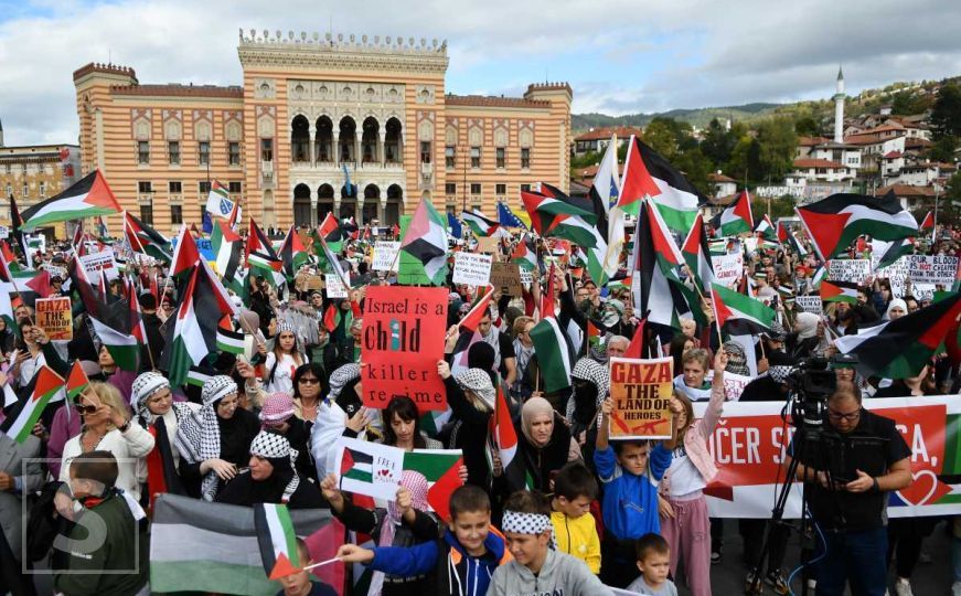 Najavljen novi skup podrške Gazi u Sarajevu: Okupljanje kod Sebilja