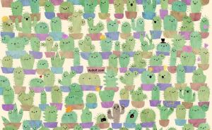 Boc boc: Možete li pronaći jabuku među simpatičnim kaktusima za 15 sekundi?