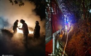 Besana noć za vatrogasce u Sarajevu: Gasili požar do ranih jutarnjih sati