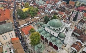 Pogledajte prizore iz zraka: Sarajevo danas diže glas za sve one koji su ubijeni u Gazi