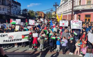 U Brčkom više od hiljadu građana na skupu podrške Palestini