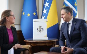 Bećirović primio u posjetu novu ambasadoricu Švedske: 'Podržavamo integracije BiH u EU'