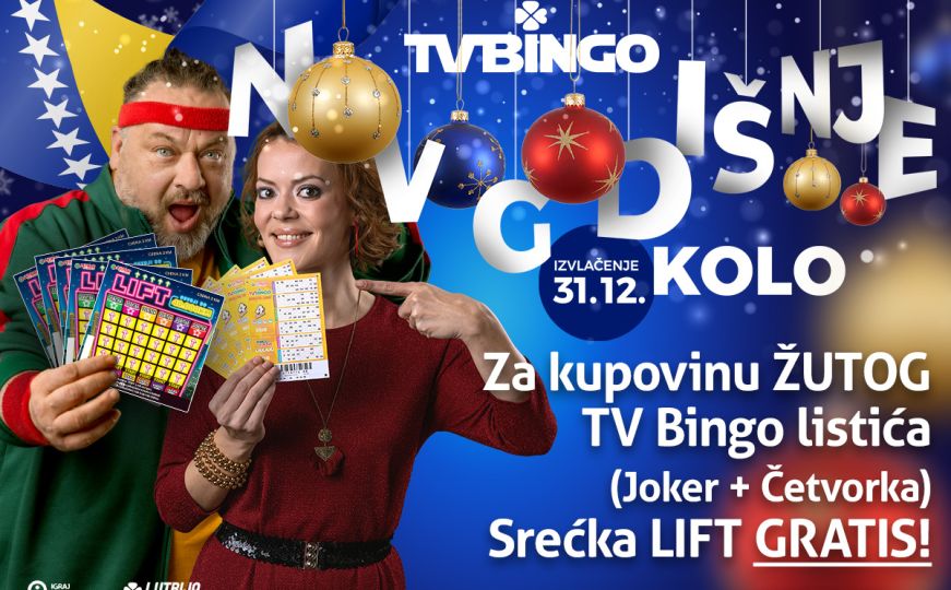 Novogodišnji TV Bingo: Lutrija BiH daruje povodom Dana državnosti