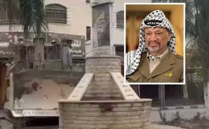 Izraelska vojska bagerom srušila spomenik Yasseru Arafatu na Zapadnoj obali