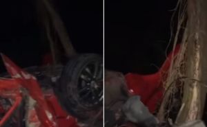 Teška nesreća u Banovićima: U smrskanom automobilu povrijeđene tri osobe