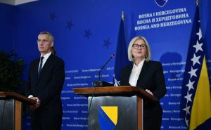Konferencija za medije Borjane Krišto i Jensa Stoltenberga: 'BiH može postati članica NATO-a'
