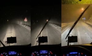 Prvi ovogodišnji snijeg na cestama u BiH: Pogledajte kako se odvija saobraćaj