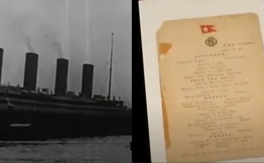 Jelovnik sa Titanica prodat za nevjerovatnu cifru: Pogledajte šta su jeli ljudi u prvoj klasi broda