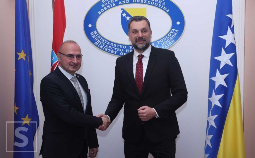 Počeo sastanak Grlić Radmana i Konakovića: O čemu će razgovarati šefovi bh. i hrvatske diplomatije?