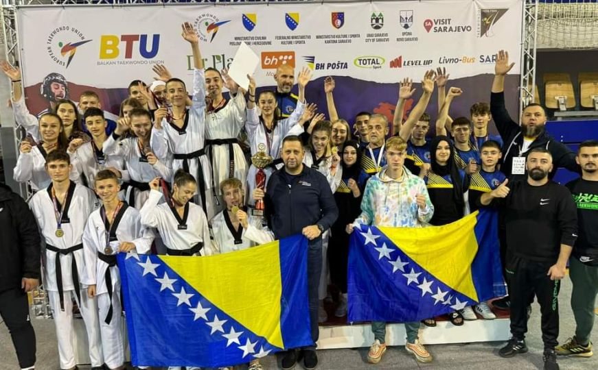 Veliko bravo: Bosna i Hercegovina odbranila naslov prvaka Balkana u taekwondou