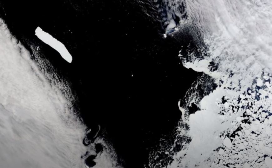 Odlomio se najveći ledeni brijeg na svijetu, plovi prema prema Južnom okeanu