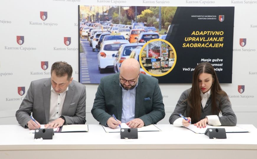 Potpisan ugovor vrijedan skoro 10 miliona eura: U Sarajevu uskoro adaptivno upravljanje saobraćajem