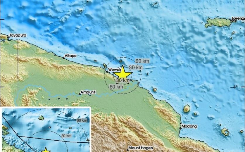 Snažan zemljotres u Papui Novoj Gvineji, poznato da li prijeti i cunami