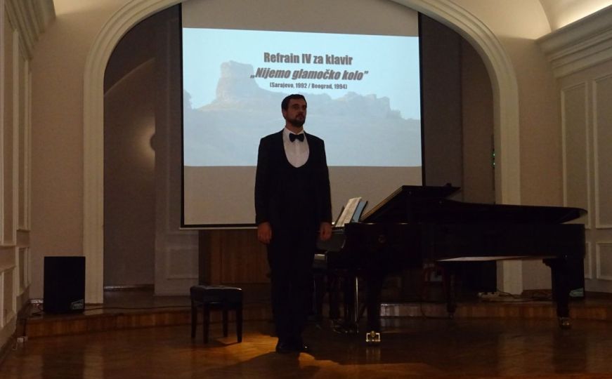Pijanista Bartolomej Stanković održao koncert u čast uglednog kompozitora Vojina Komadine