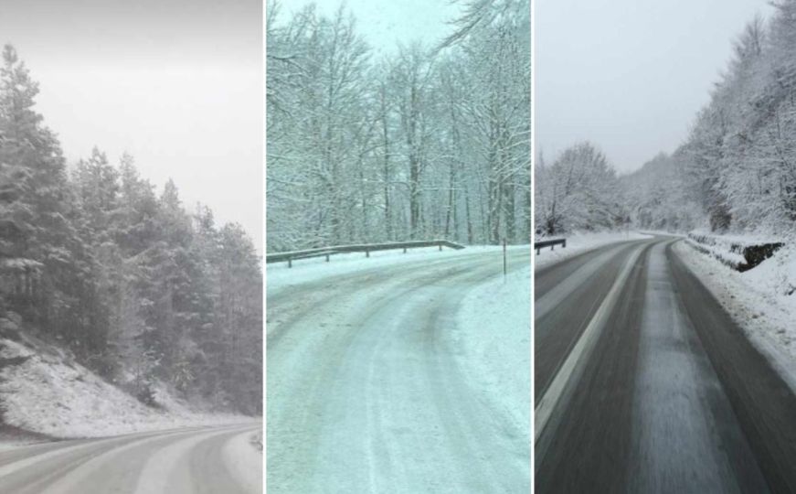 Snijeg donio nove probleme vozačima: Ovo su najopasnije dionice na putevima u BiH