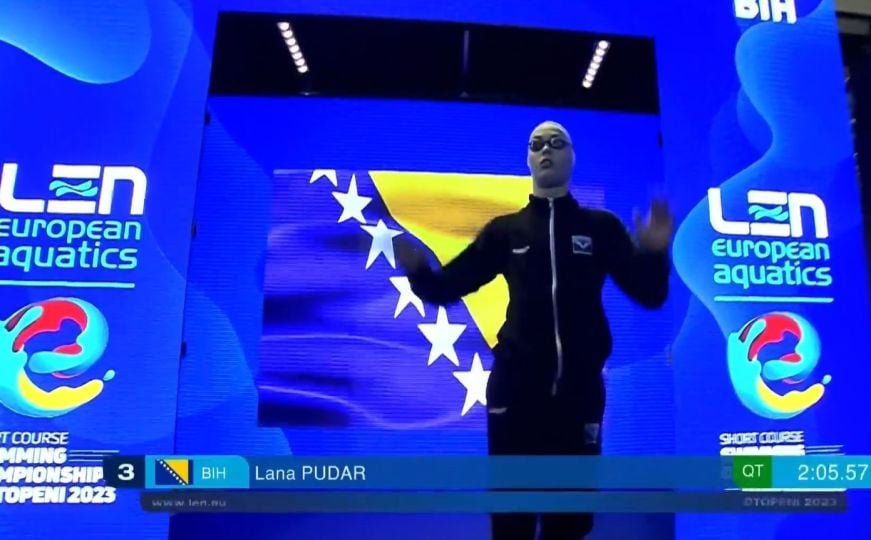 Pogledajte kako je Lana Pudar osvojila bronzanu medalju na EP-u u disciplini 200 metara delfin