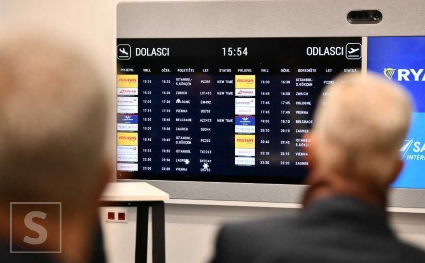 Otkazani letovi na Međunarodnom aerodromu Sarajevo