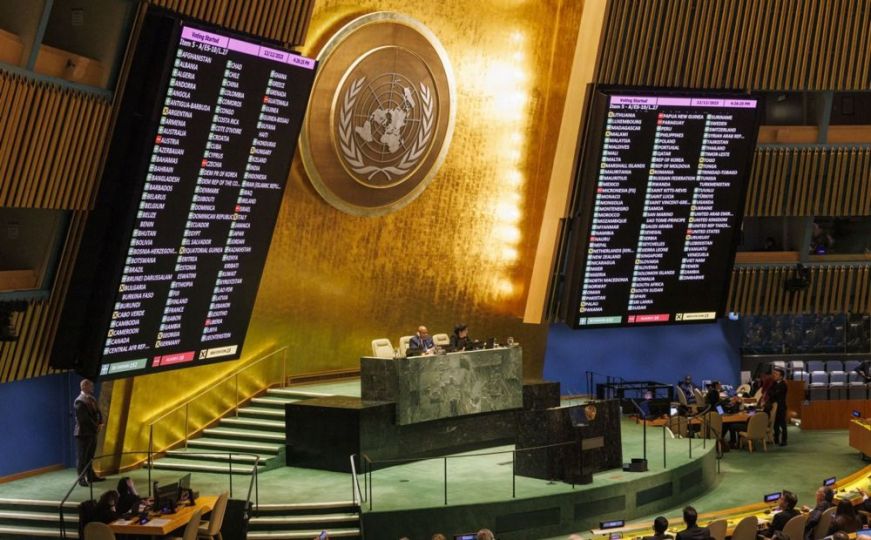 Uživo: Generalna skupština UN-a usvojila rezoluciju o prekidu vatre u Gazi