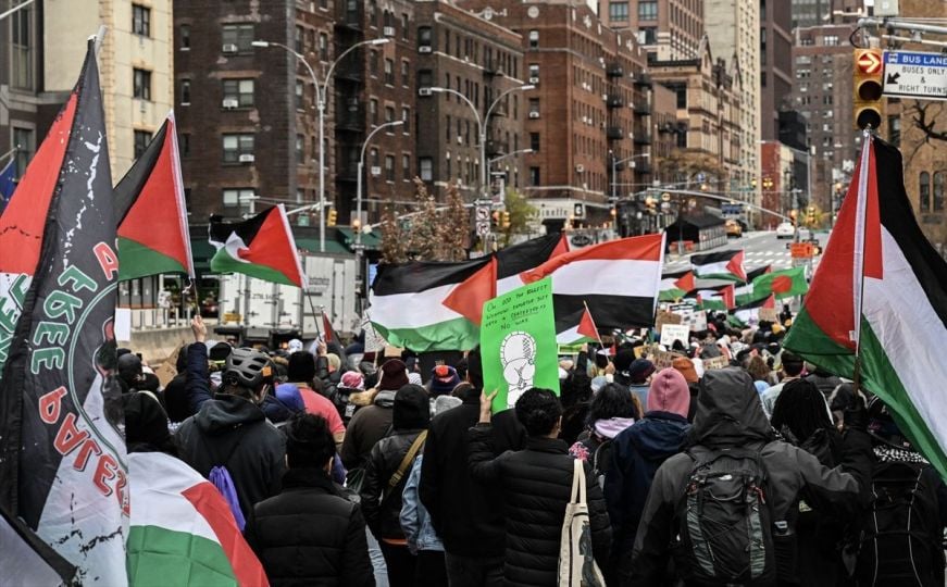 Više od 50 uhapšenih na protestu u Washingtonu za mir na Bliskom istoku