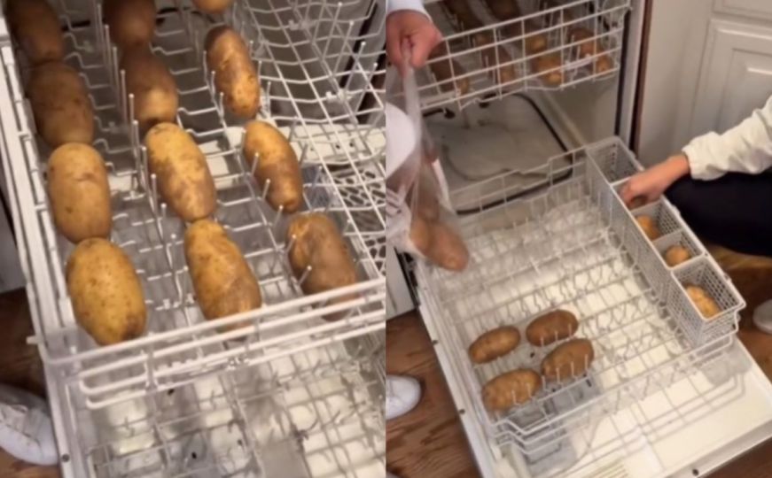 Nevjerovatno: Evo kako vam krompir u mašini za suđe može pomoći