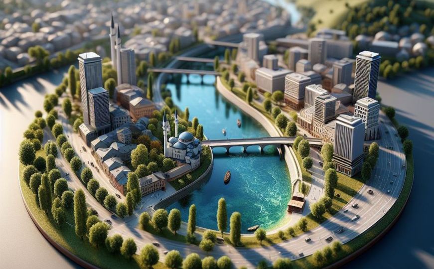 Pogledajte kako gradovi u BiH izgledaju u 'rukama' umjetne inteligencije