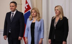 Pogledajte prve fotografije: Predsjednica Slovačke stigla u Predsjedništvo BiH