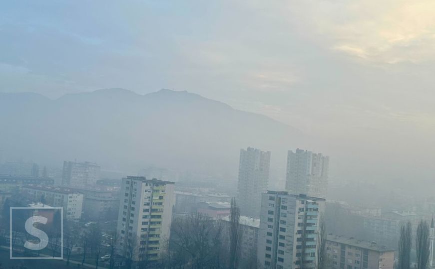 Na snazi ozbiljno upozorenje u Kantonu Sarajevo zbog zagađenja zraka