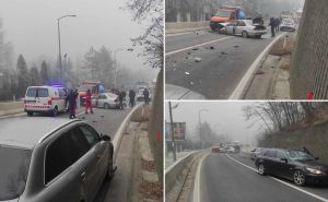 Trostruki sudar na ulazu u Travnik, obustavljen saobraćaj