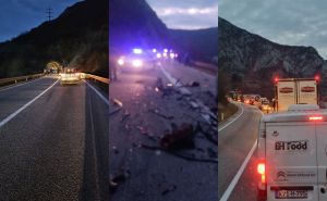Teška saobraćajna nesreća na M-17: Poginuo vozač Passata, obustavljen saobraćaj u oba smjera