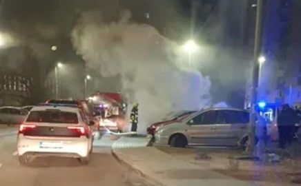 Drugu noć zaredom gorio automobil u Mostaru: Na terenu i policija