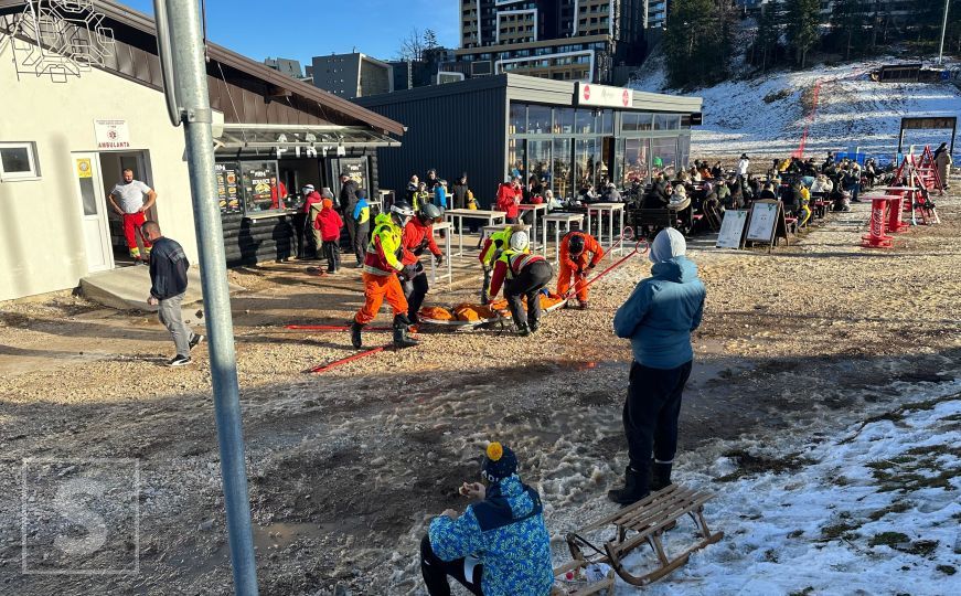 Akcija GSS: Na Bjelašnici spašen povrijeđeni skijaš