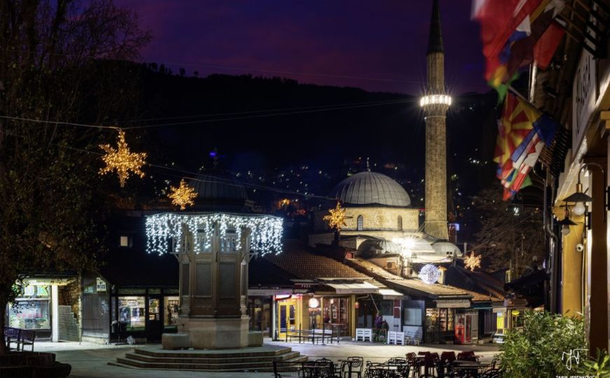 Sarajevo u cik zore: Magična su zimska jutra na Baščaršiji