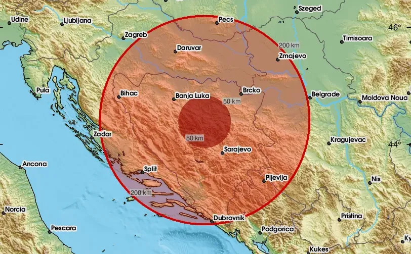 Više od 1.500 ljudi komentiralo jak zemljotres u BiH: '30 sekundi huke, cijela zgrada je izašla'