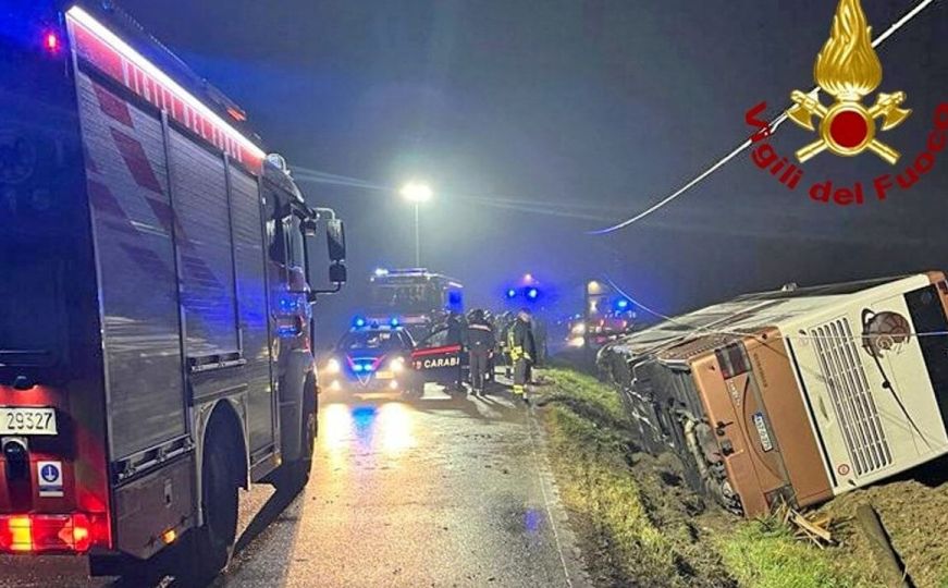 Autobus sa turistima iz BiH se prevrnuo u Italiji, ima povrijeđenih