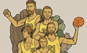 Jusuf Nurkić objavio fantastičnu karikaturu: Možete li prepoznati sve bh. košarkaške legende?
