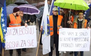 Protest u Sarajevu 'Svi za Bosnu, Bosna za sve' i poruka: Mladi moraju braniti državu!