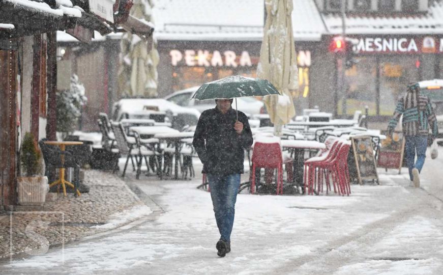 Objavljena prognoza do 28. januara: Najavljeni minusi i snijeg. Evo gdje će biti najviše padavina