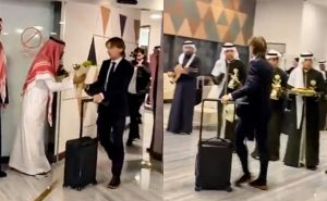 Saudijci iznenadili Luku Modrića: Zvijezda Real Madrida dočekana s cvijećem, peharima i tamburom