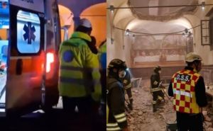 Haos u Italiji: Na svadbi se srušio plafon samostana na goste
