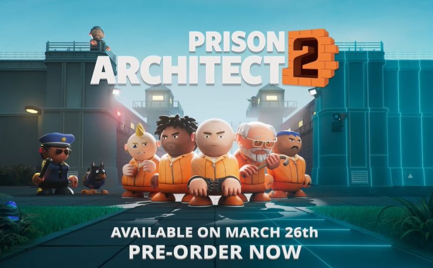 Najavljena zanimljiva videoigra Prison Architect 2: Upravljajte zatvorom po svojim pravilima