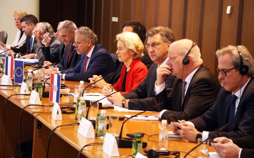 Von der Leyen, Plenković i Rutte se sastali sa članovima parlamentarne skupštine BiH