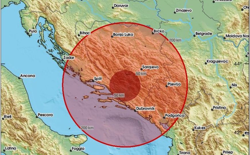 Zemljotres u Bosni i Hercegovini