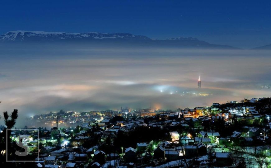 Magla guta Sarajevo: Pogledajte kako je grad izgledao u ranim jutarnjim satima