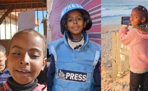 Ona je najmlađa novinarka u Gazi: Upoznajte 9-godišnju Lamu Jamous